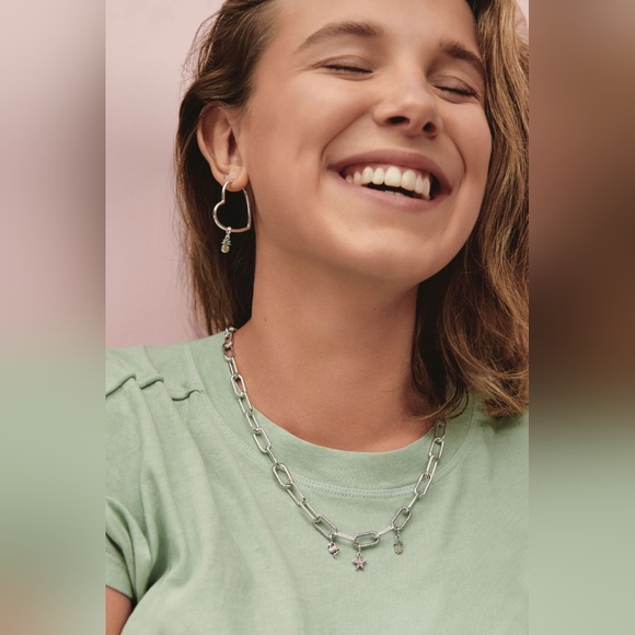 Pandora Jewelry - Pandora ME Link Chain Necklace with 3 Pandora Dangle charms